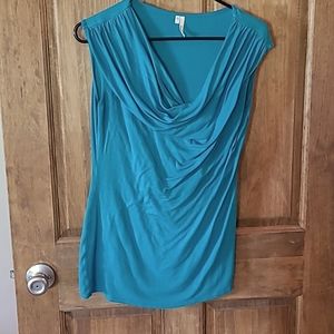 Large dress shirt, Blue green color